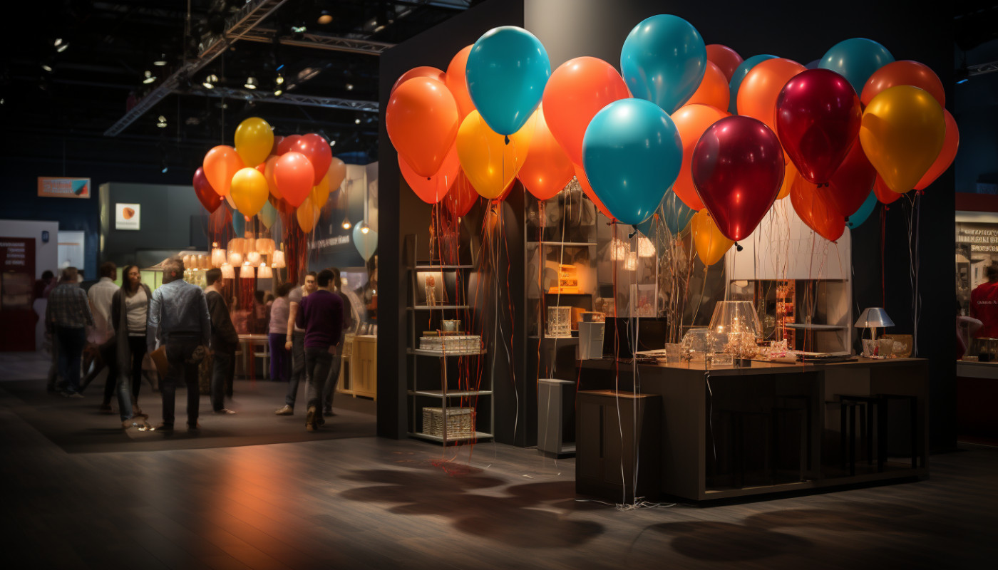Divers - L'impact des ballons publicitaires sur la perception de marque lors des salons professionnels